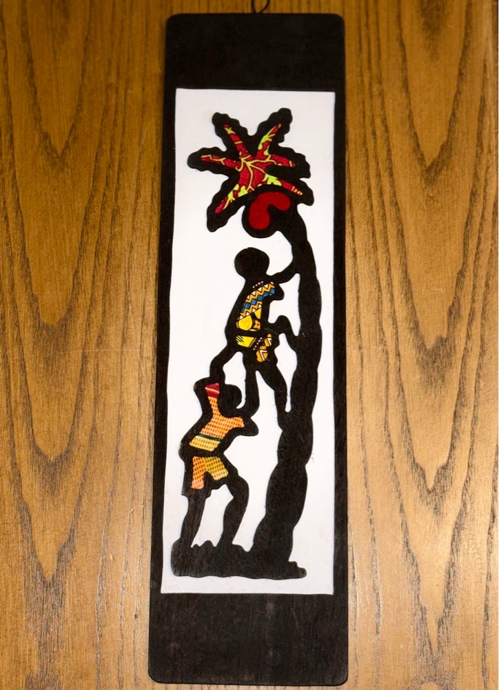 4 Tableaux décoratifs en bois 12/44cm