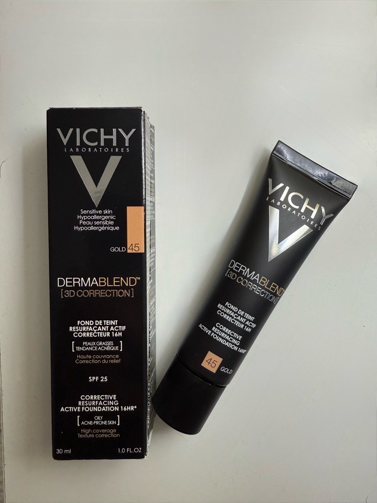 Fond de Teint Vichy DERMABLEND jamais utilisé Ref :  45 GOLD 30ML
