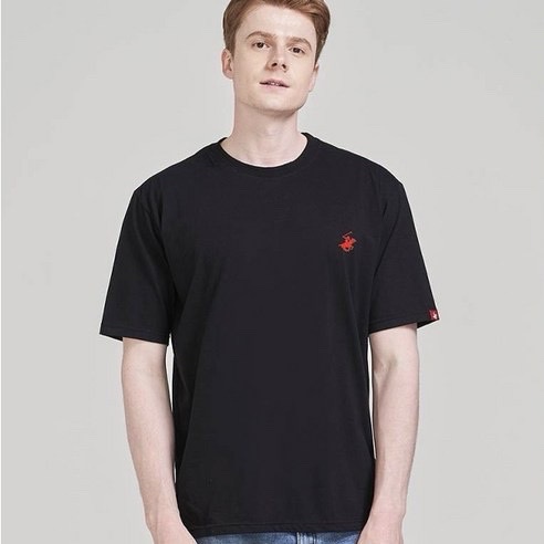 T-shirt polo noir 