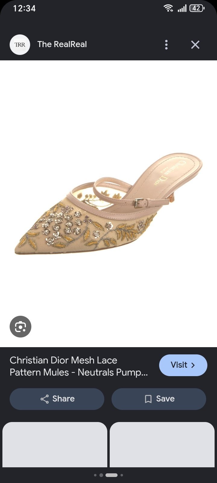Escarpins Christian Dior – Taille 37,5