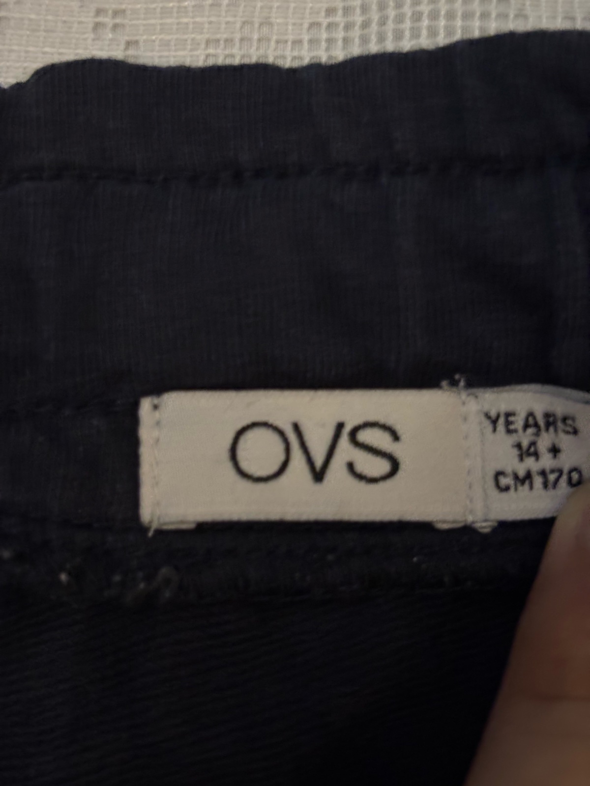 Pantalon OVS Enfant 14 ans bleu marine 