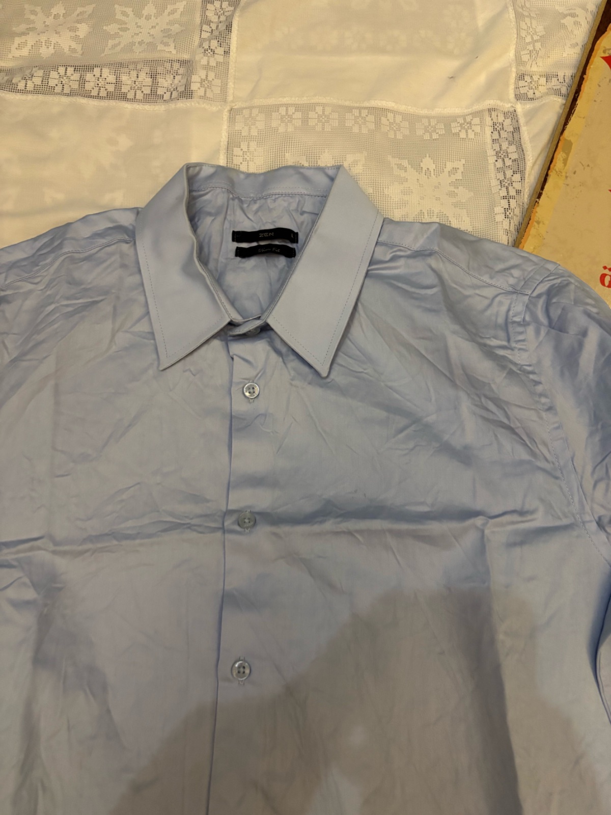 Chemise homme bleue Eterna Excellent taille 40