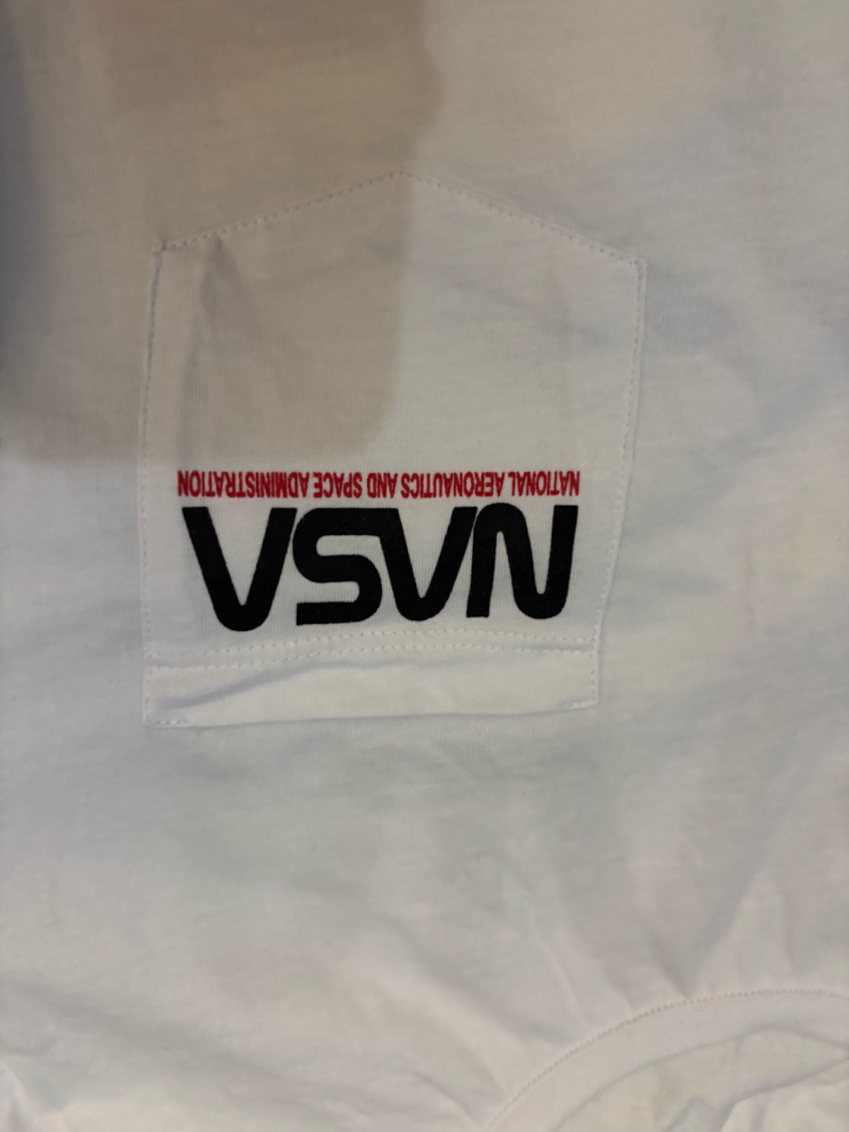 T-shirt Zen Nasa taille M blanc