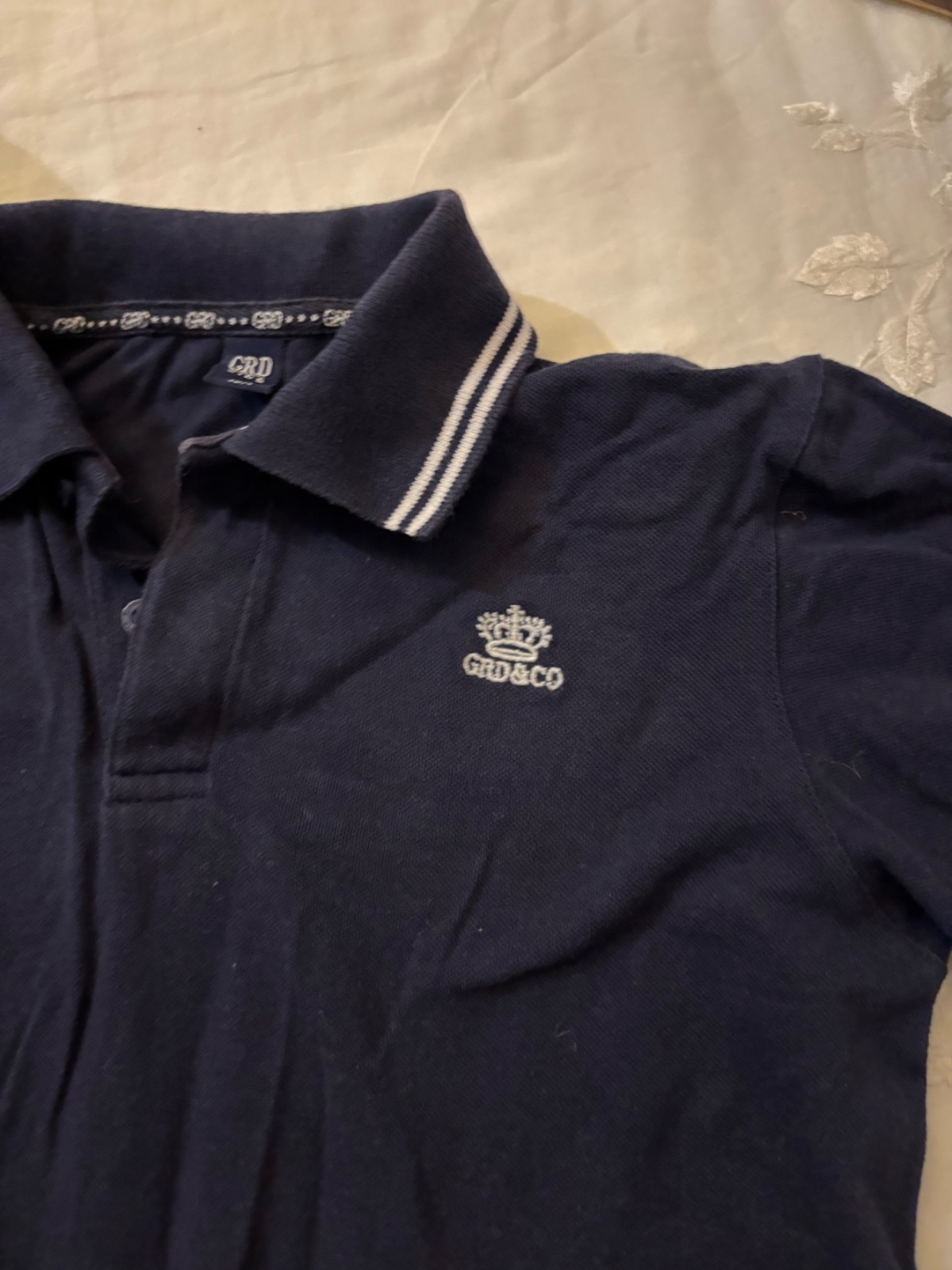 Polo GRD garçon 10ans bleu marine