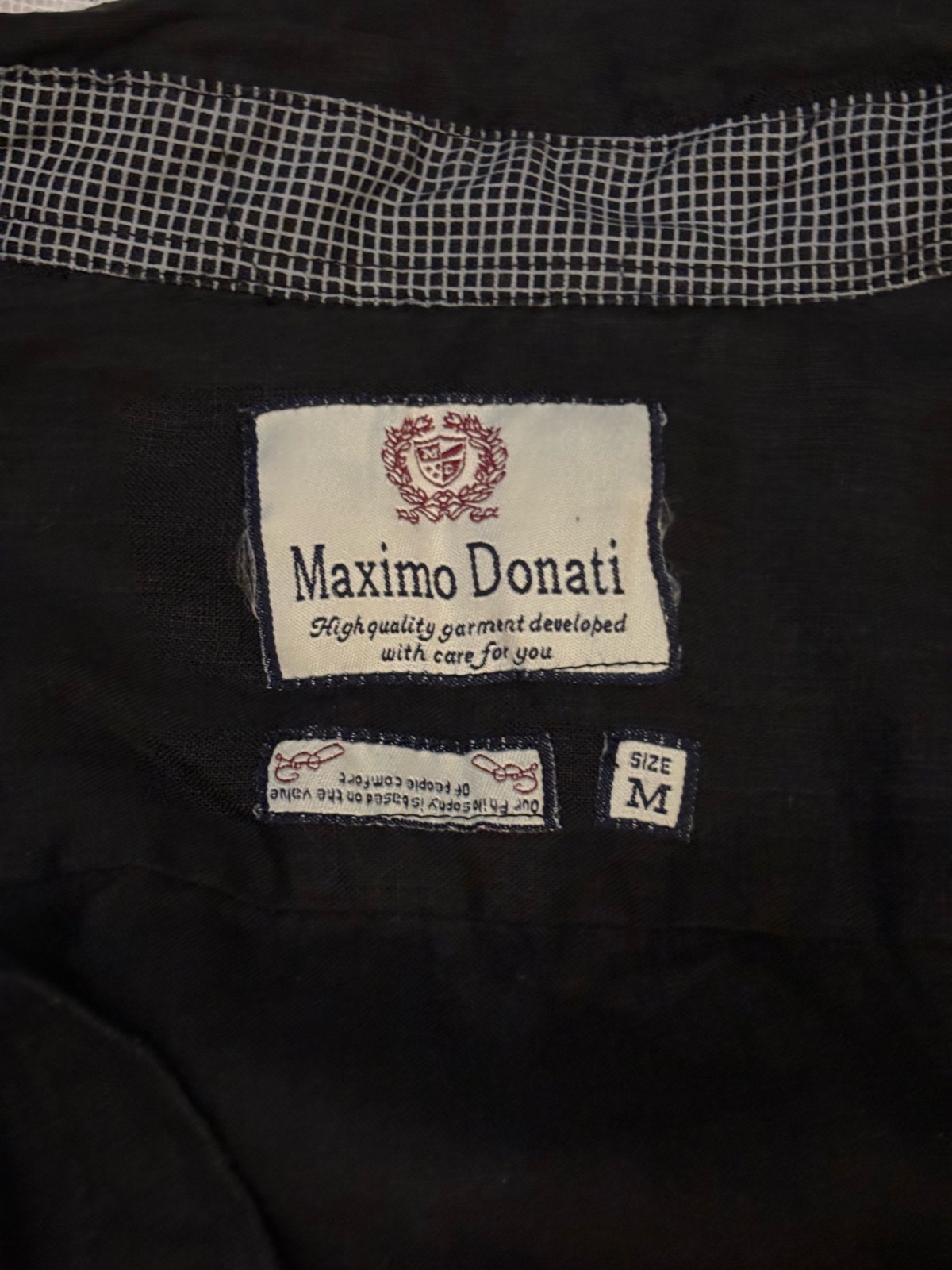 Chemise Maximo Donati noir Homme taille M