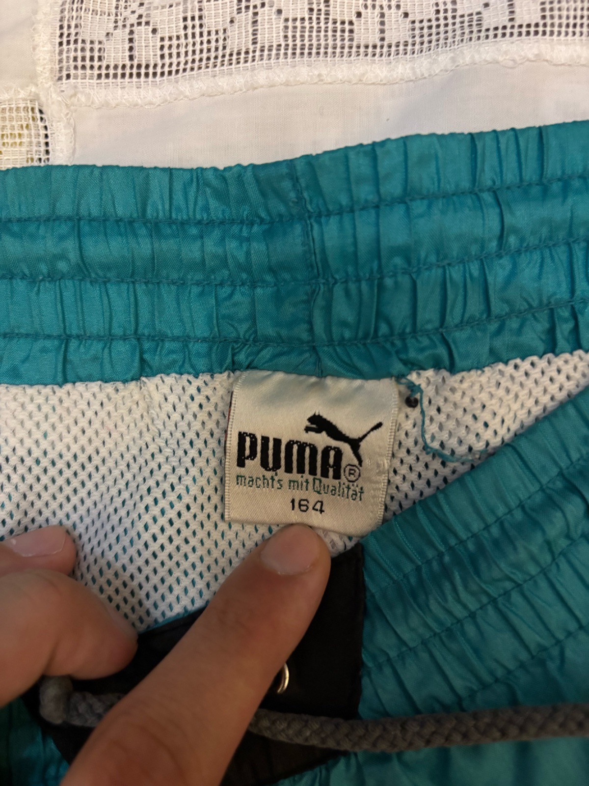 Pantalon sport Puma neuf bleu vert