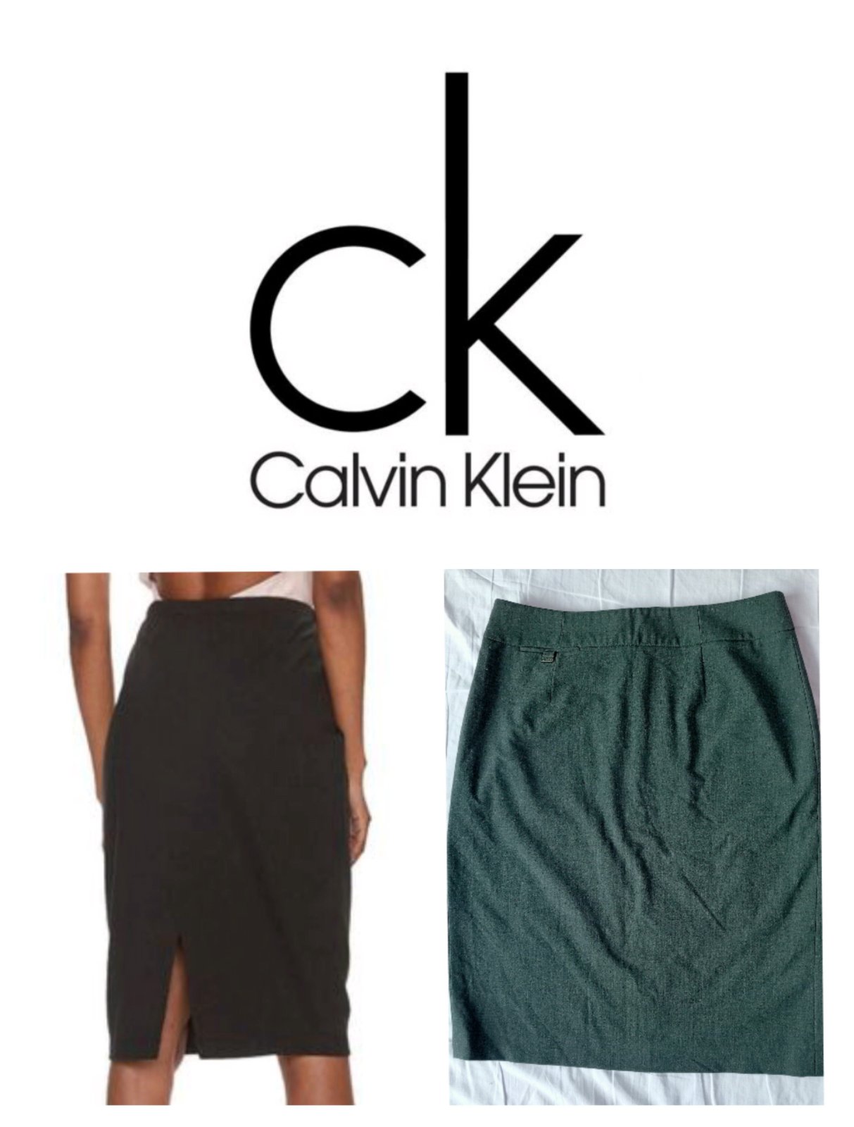 Jupe élégante Calvin Klein en gris