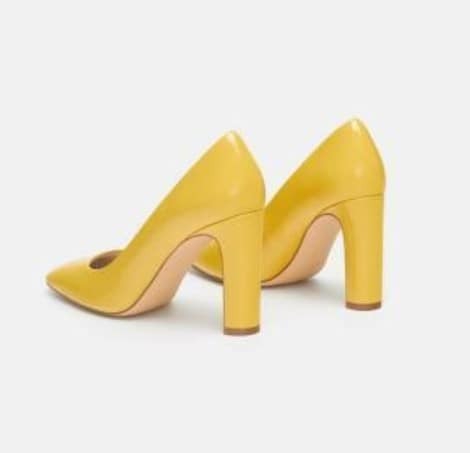 Escarpin talon carré zara neufs valeur 69 dollars