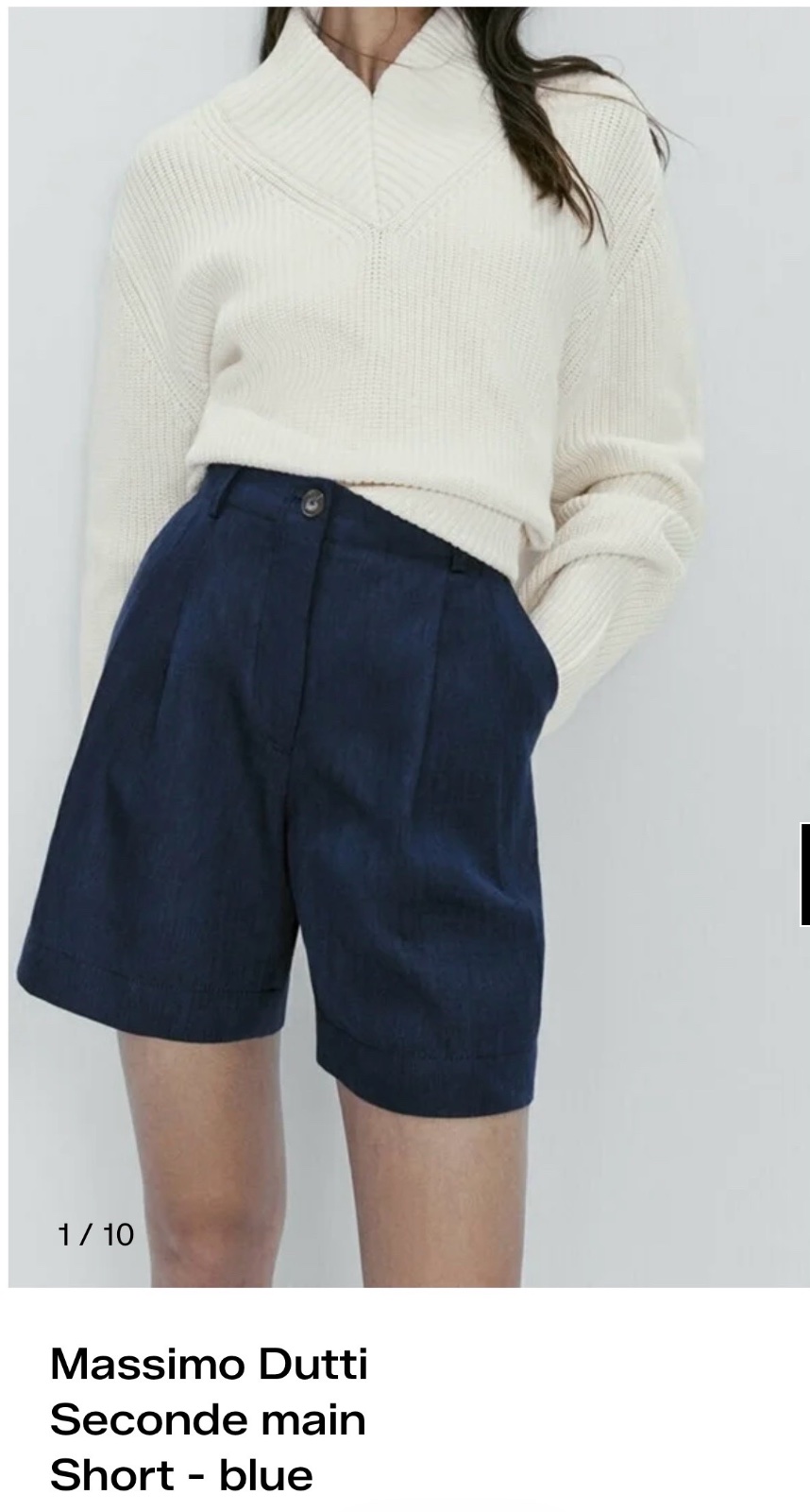 Short bleu kamraya