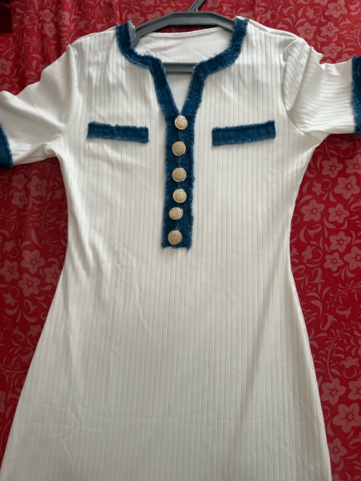     Robe longue femme en maille, coupe sirène.taille M