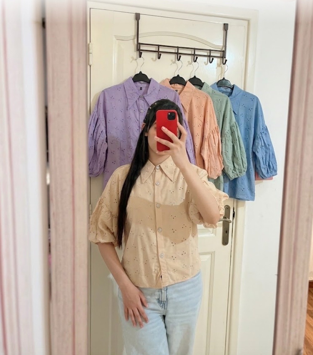 Chemise a broderie anglaise neuf