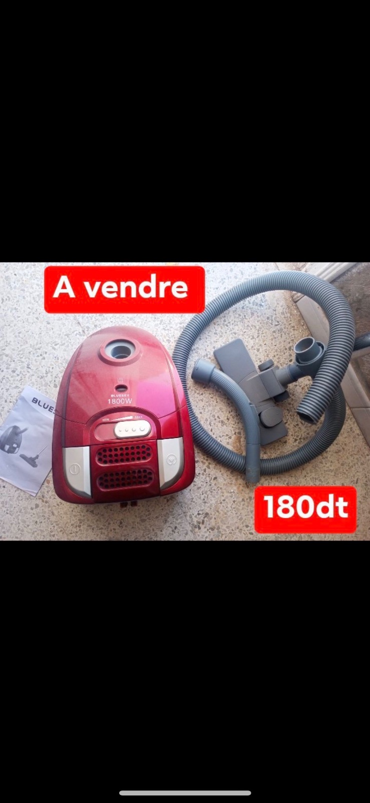 Aspirateur bluesky