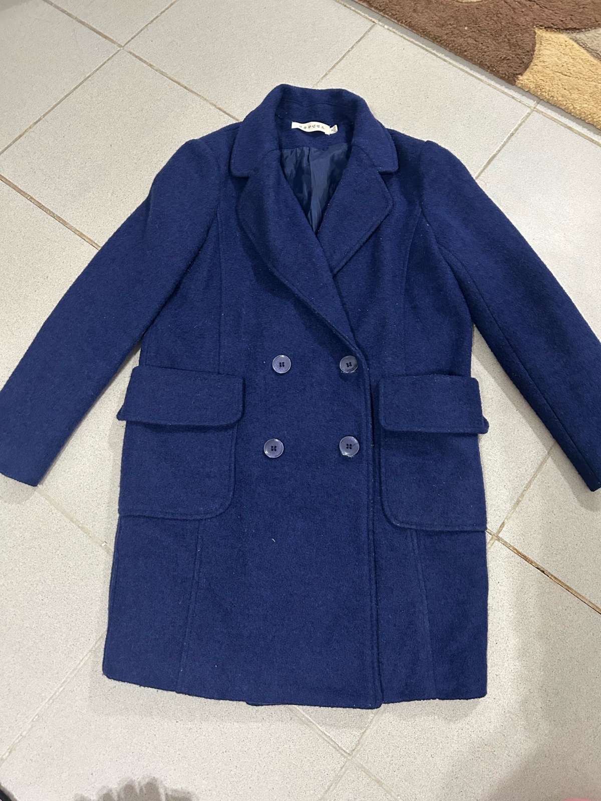 Manteau bleu 