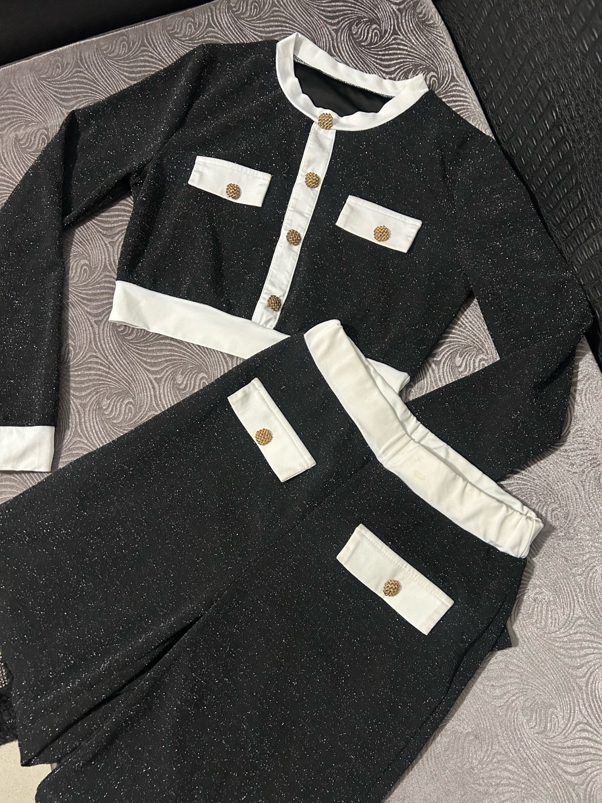 Ensemble Shein noir glitter