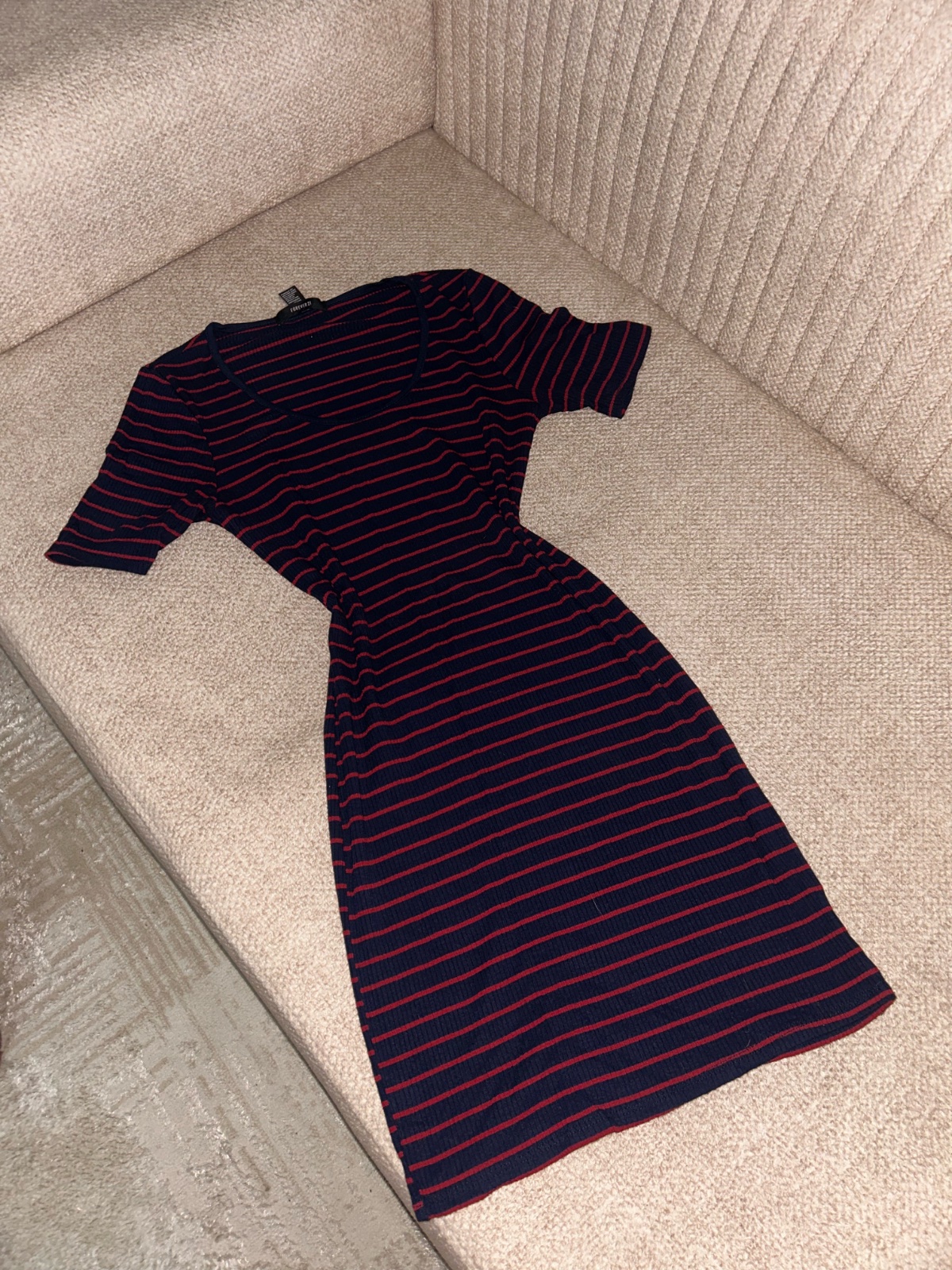 Robe rayée