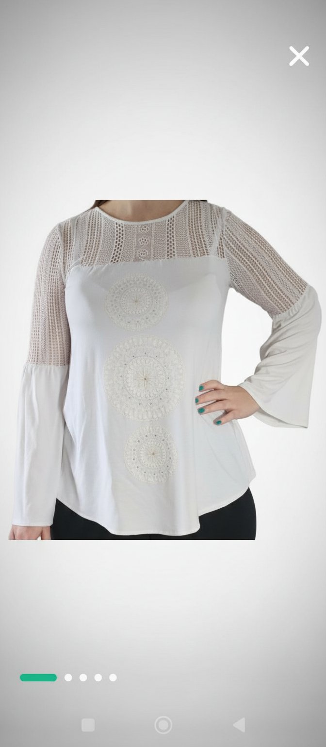 Desigual pull avec dentelle 
