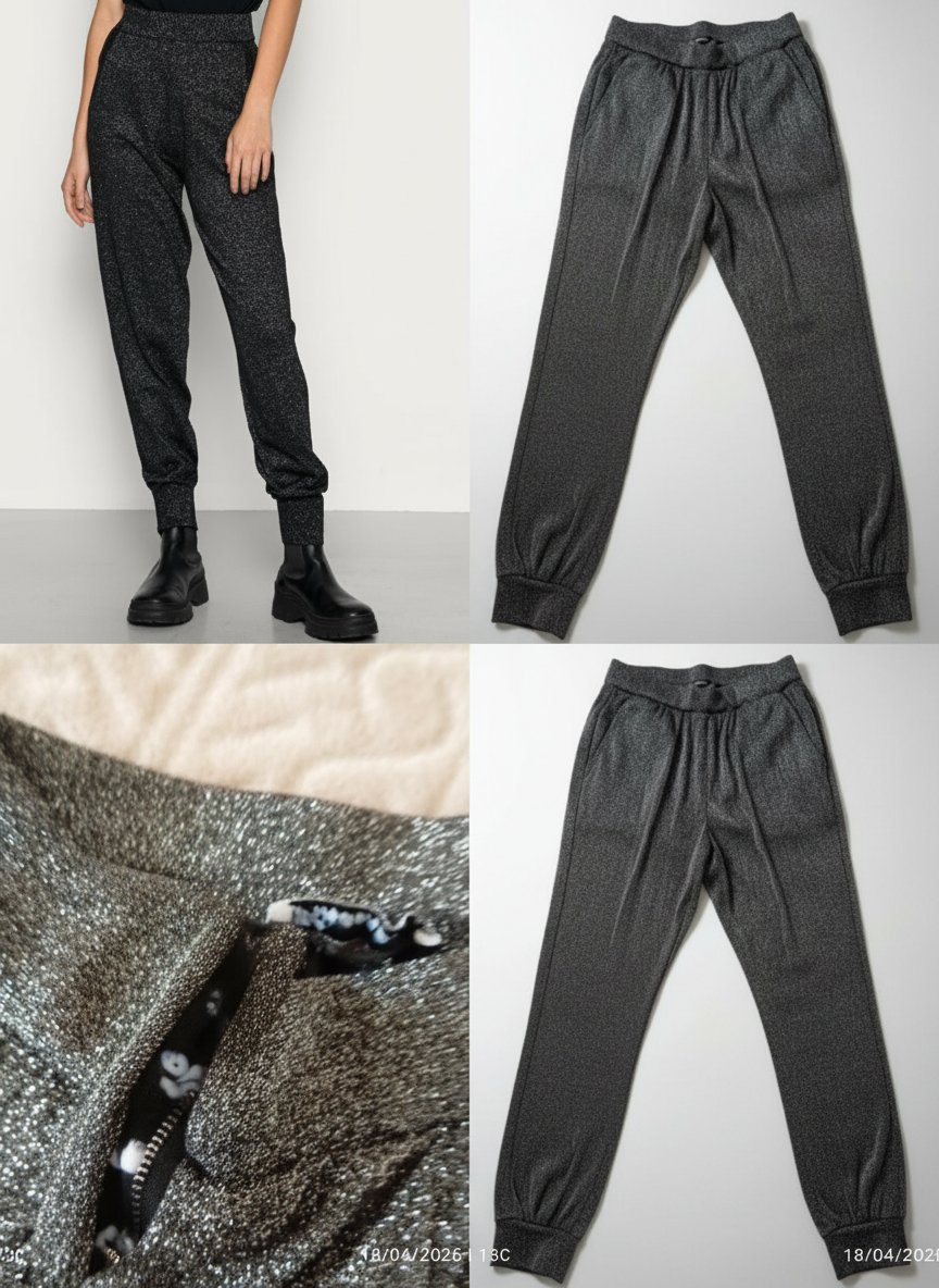 Pantalon argenté 