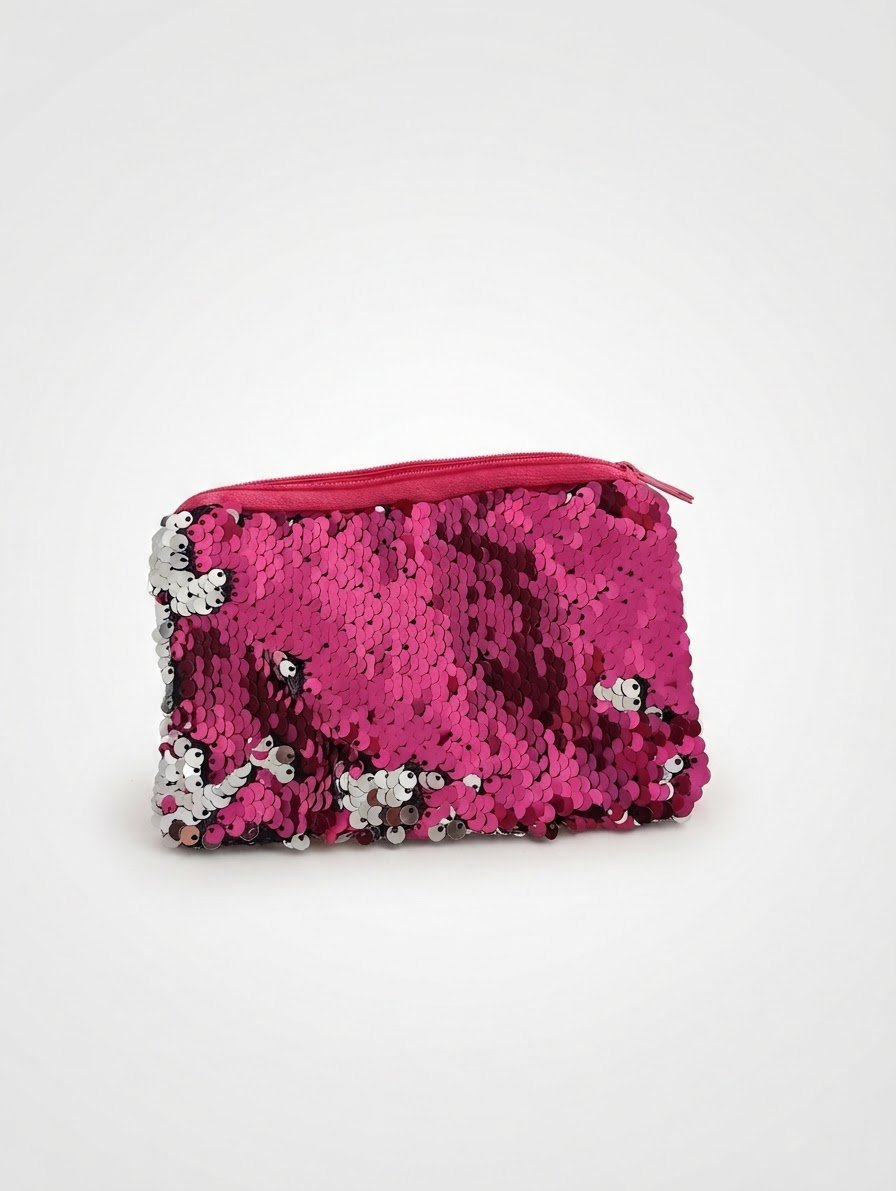 Petit pochette porte monnaie pailleté 