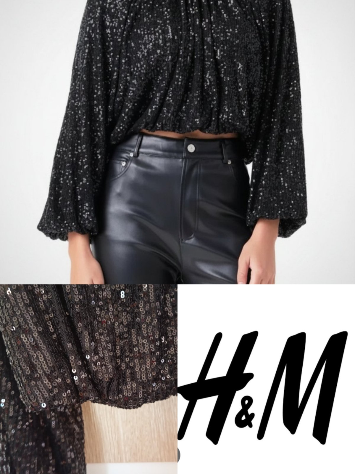 Blouse a paillettes 