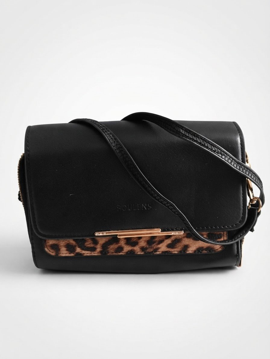 Sac a bandoulière imprimé leopard🐆