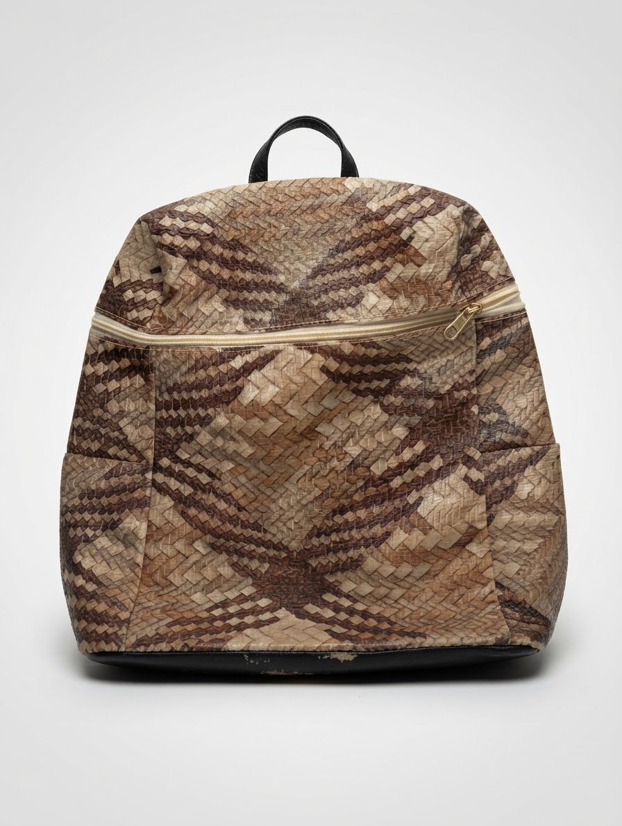 Sac à dos en fibres tressés