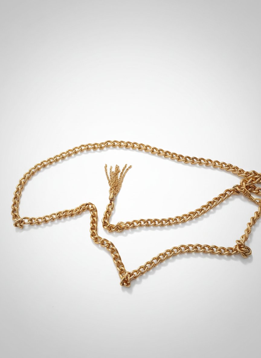 Ceinture chaine dore