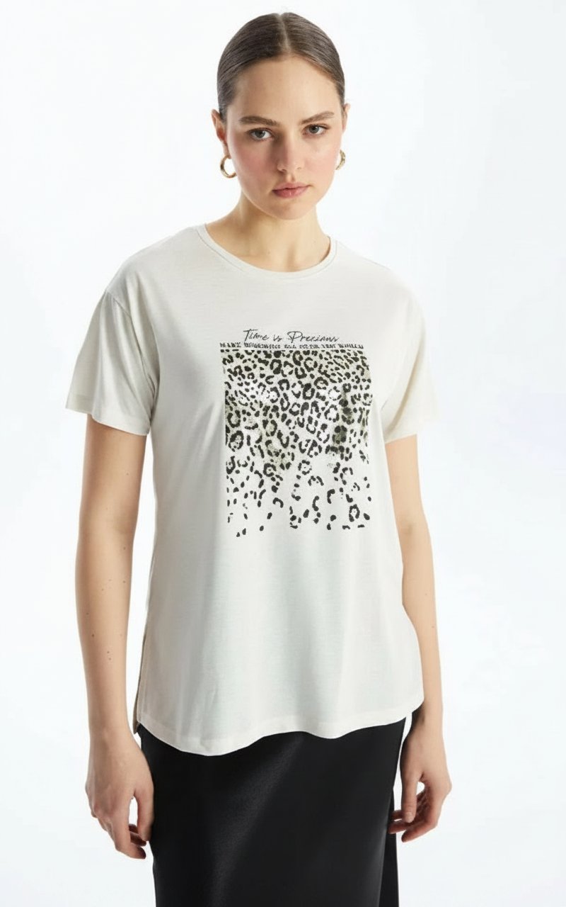 Pull motif léopard 