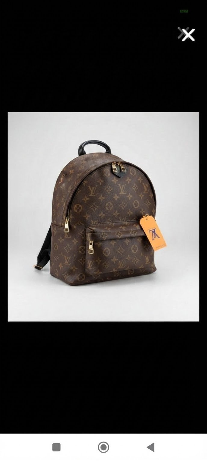 Sac à dos avec étiquette imitation de la marque louis Vuitton 