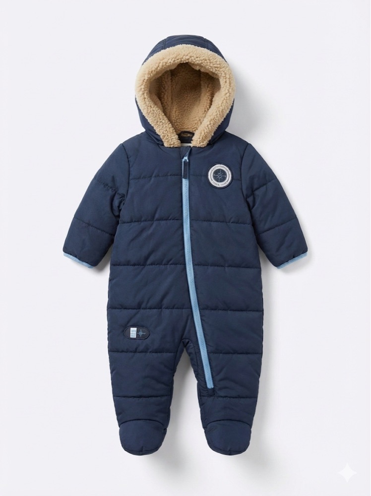 Manteau bleu marine bébé