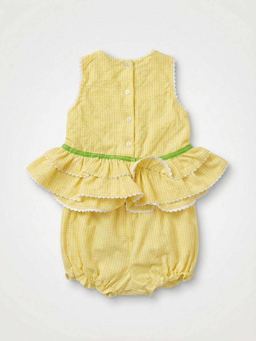 Ensemble bébé fille taille 6-9mois jaune