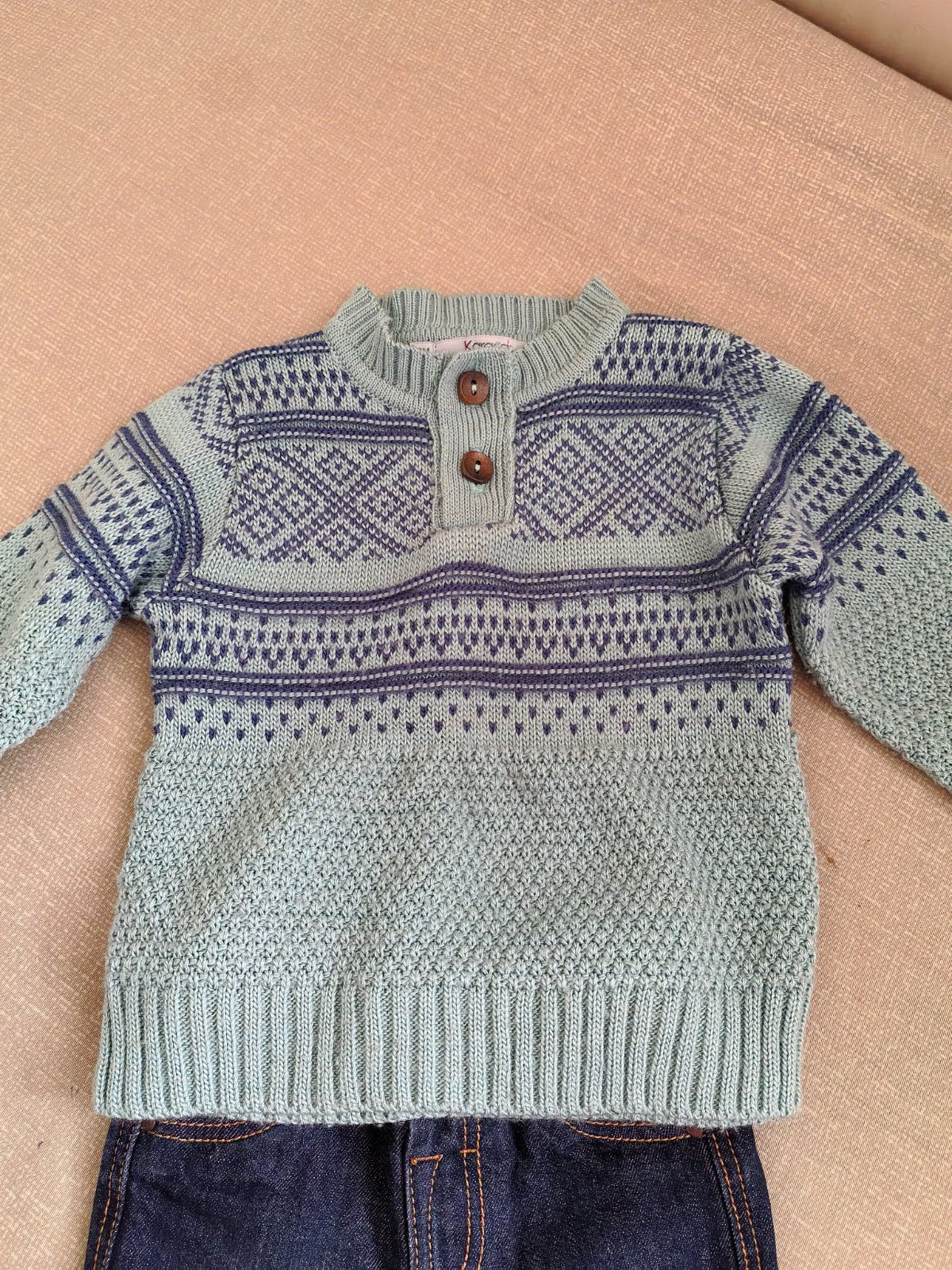 Pull laine bébé garçon taille 6 mois de la marque karakas
