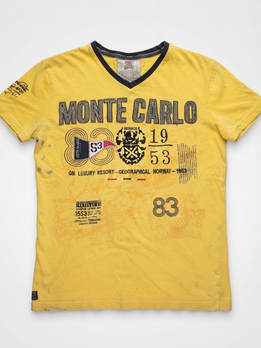 T-shirt jaune 