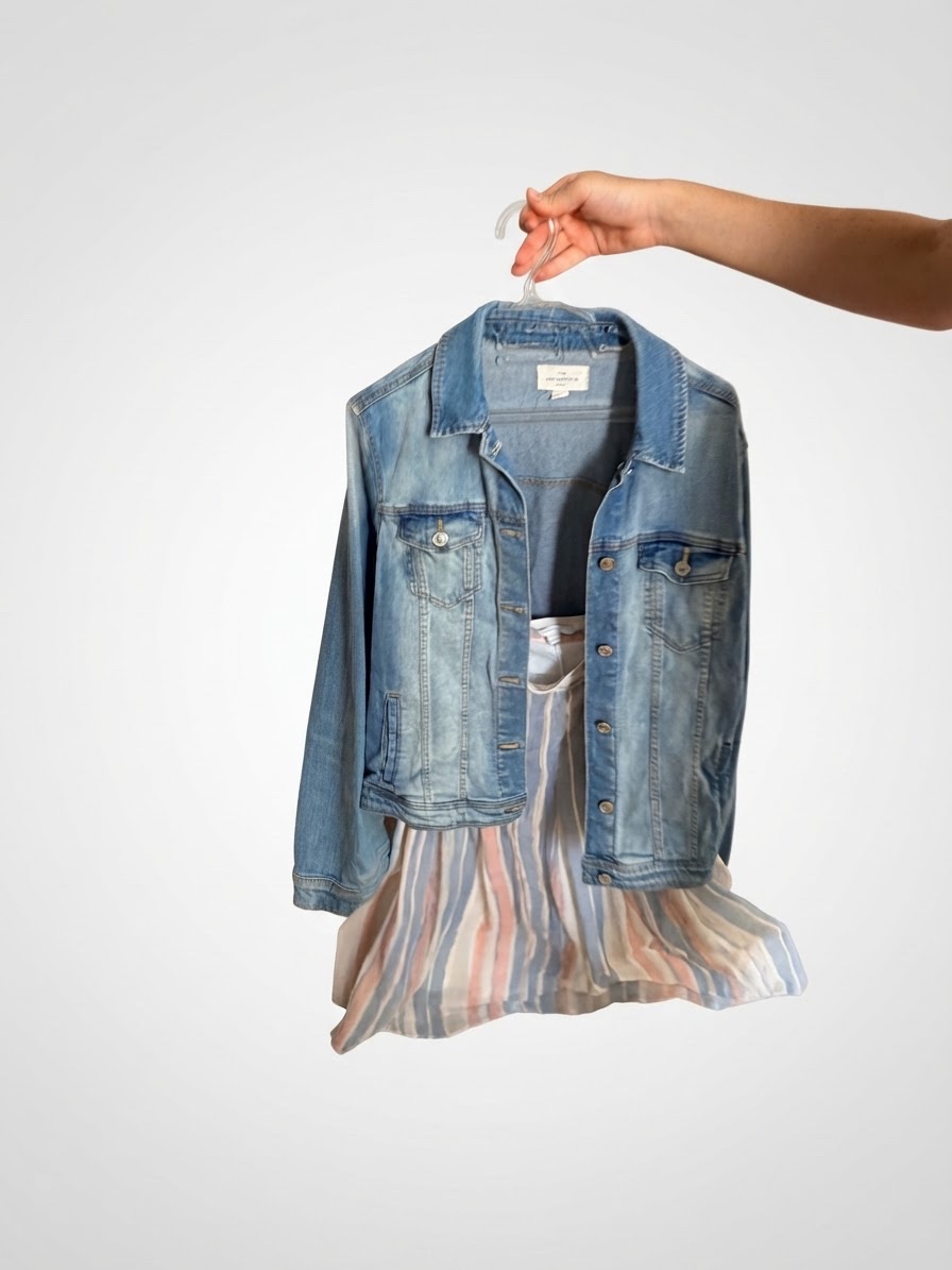 Veste en jean 💙🌸