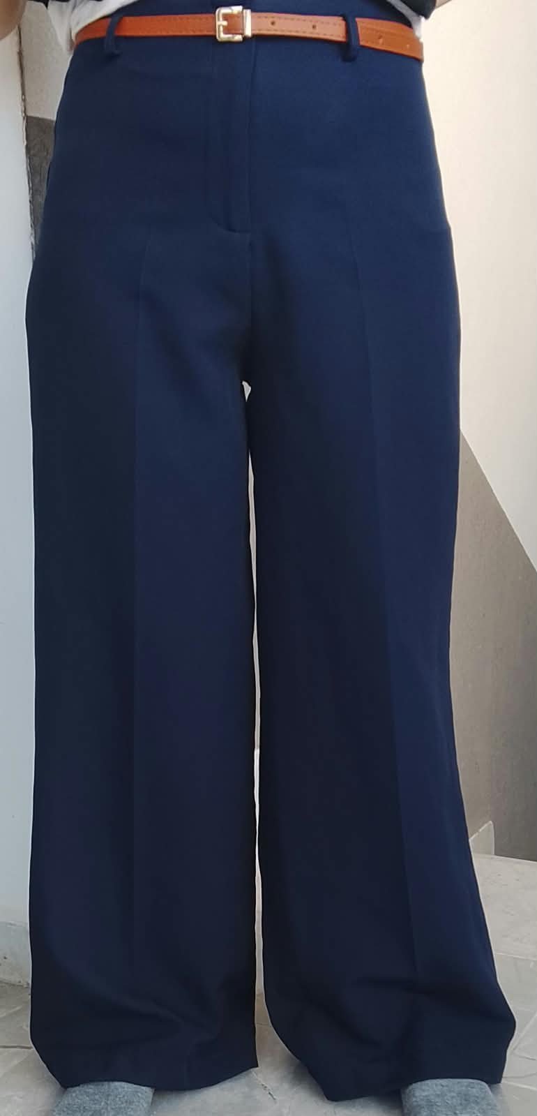 Pantalon avec ceinture 