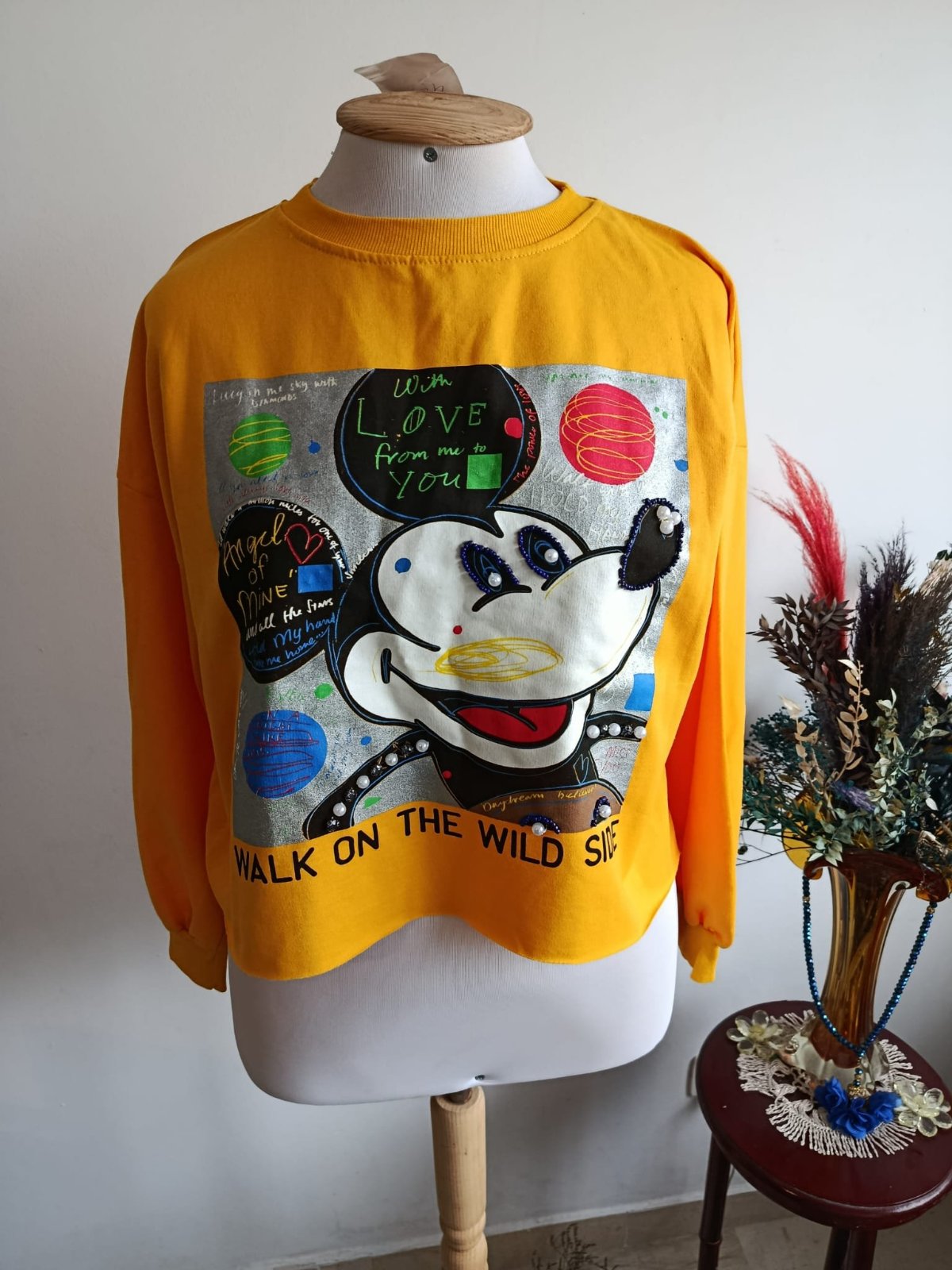 Pull jaune