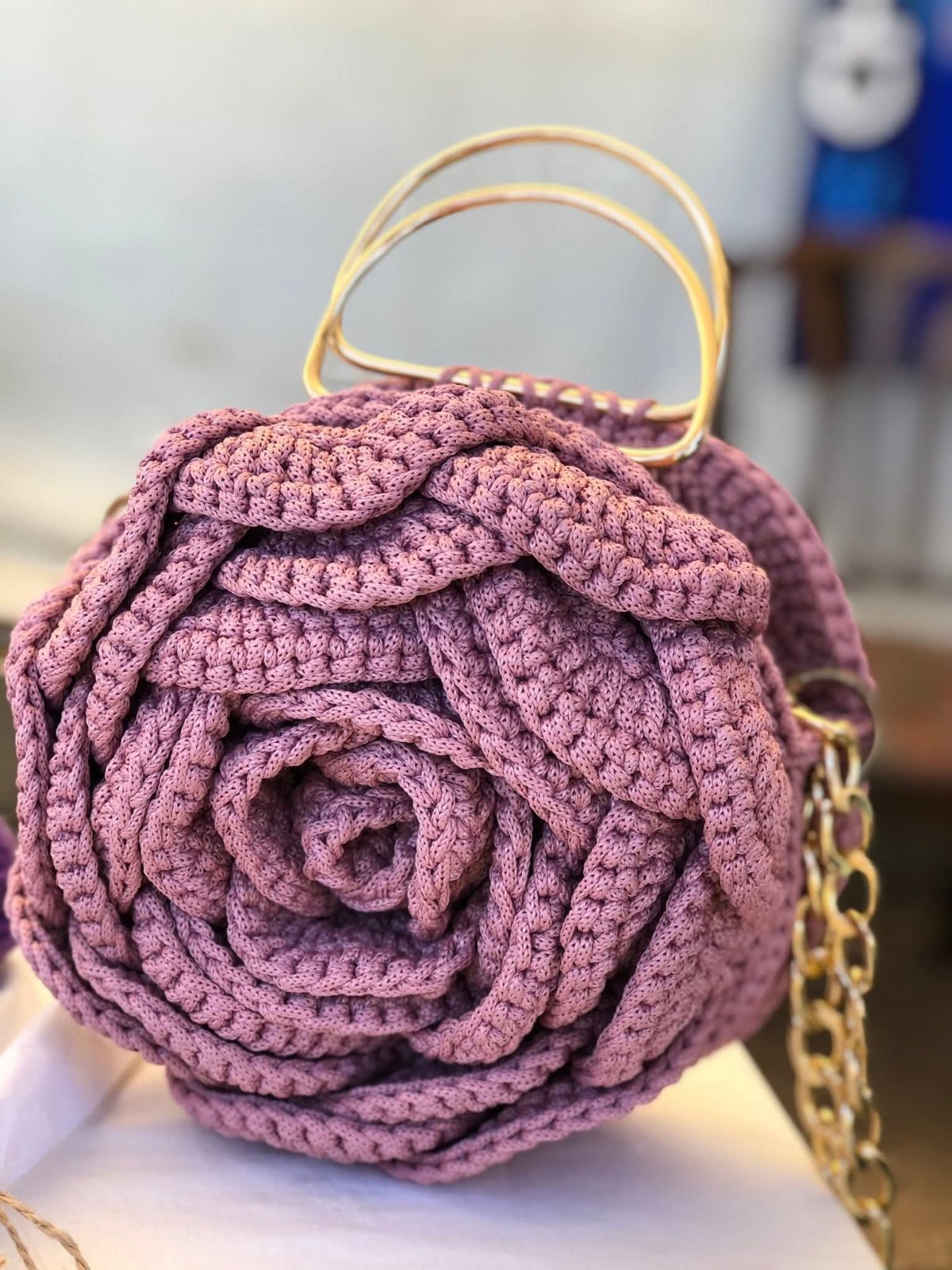 Sac warda en crochet 🩷