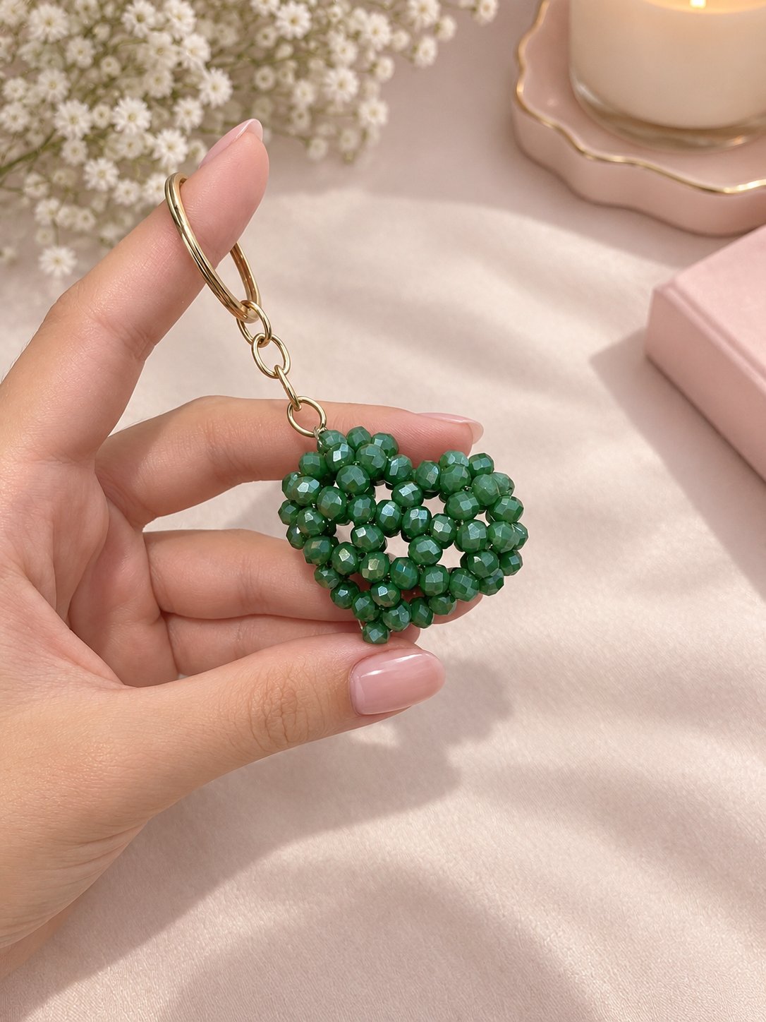 Beaded keychain 