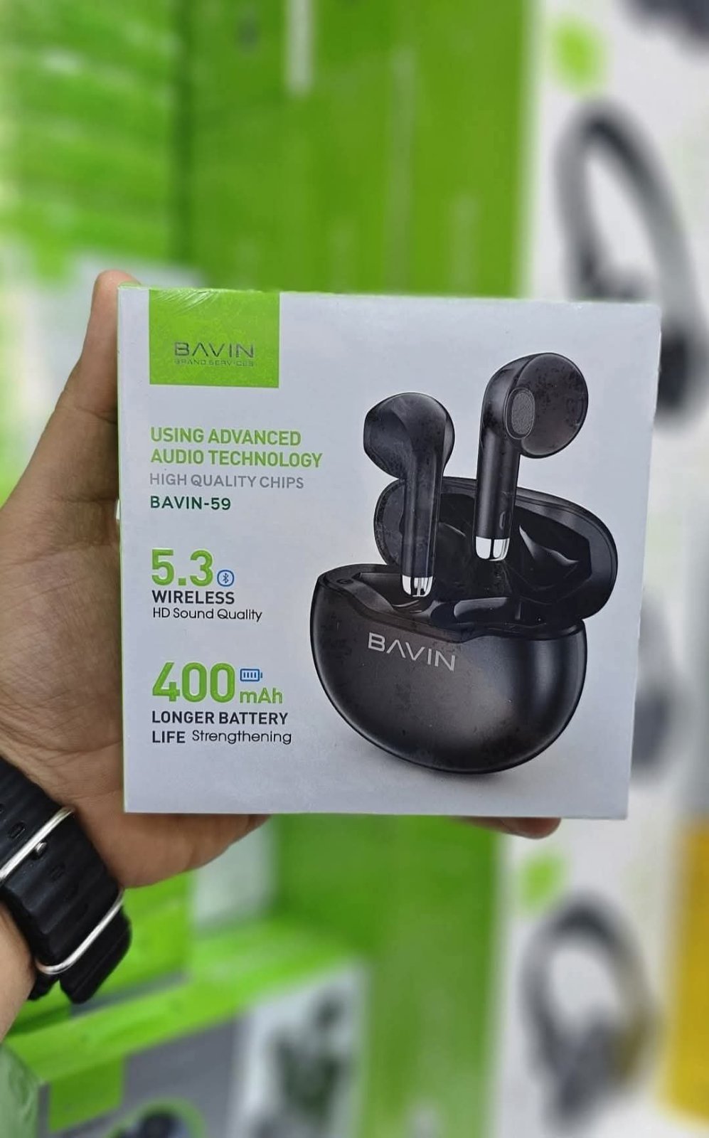 Airpods blanc  authentique bavin cacheté jamais utilisé 