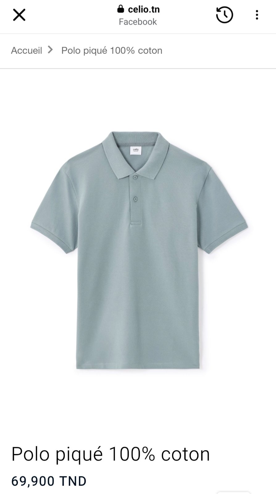 Polo homme taille S 