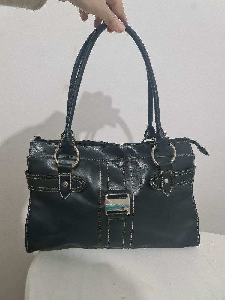 Sac à main noir NINE WEST en cuir