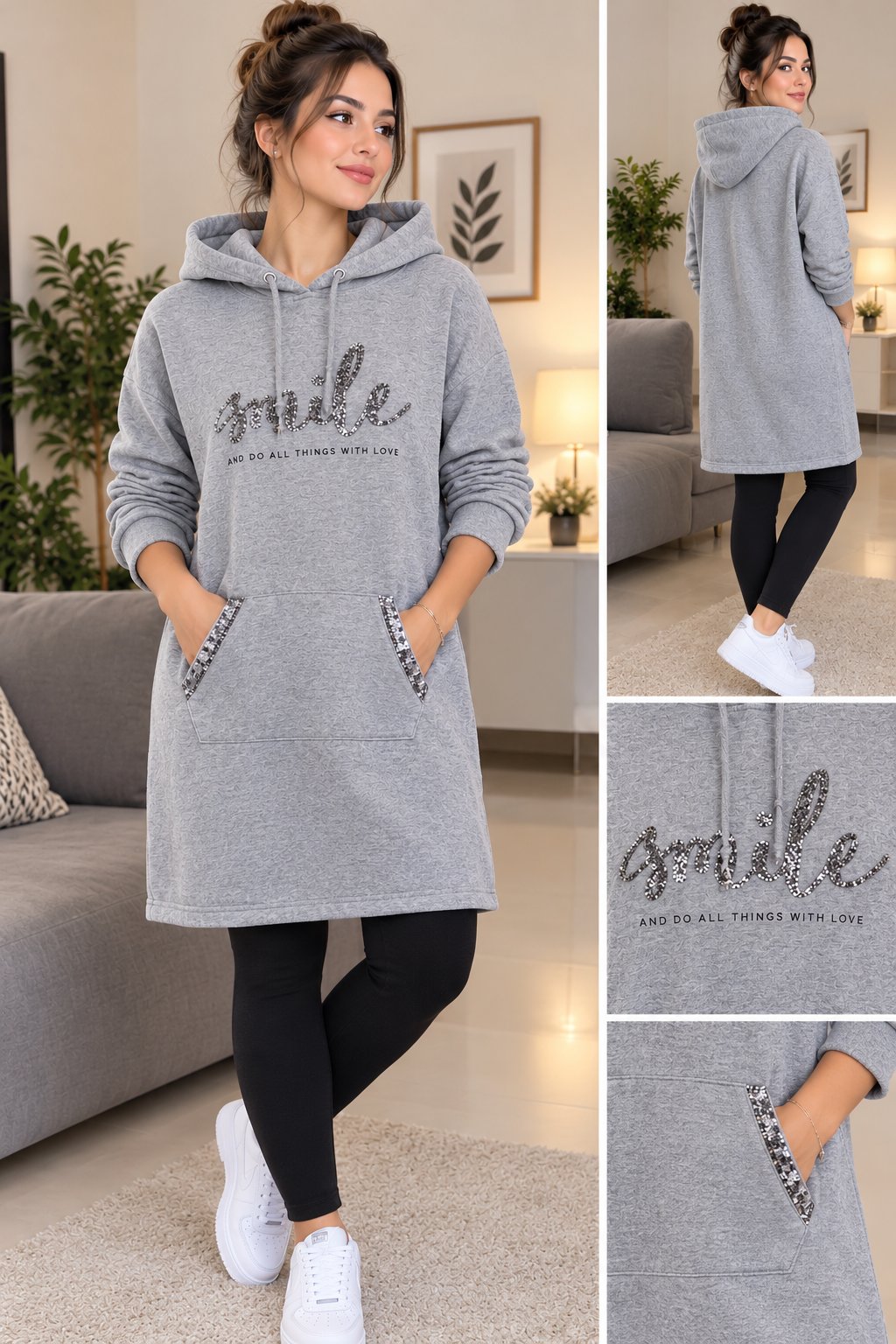 Pull avec capuche 