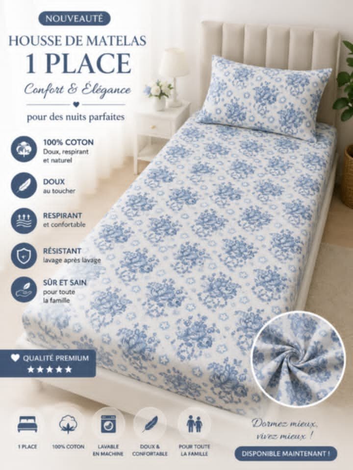 Housse matelas dlouble face