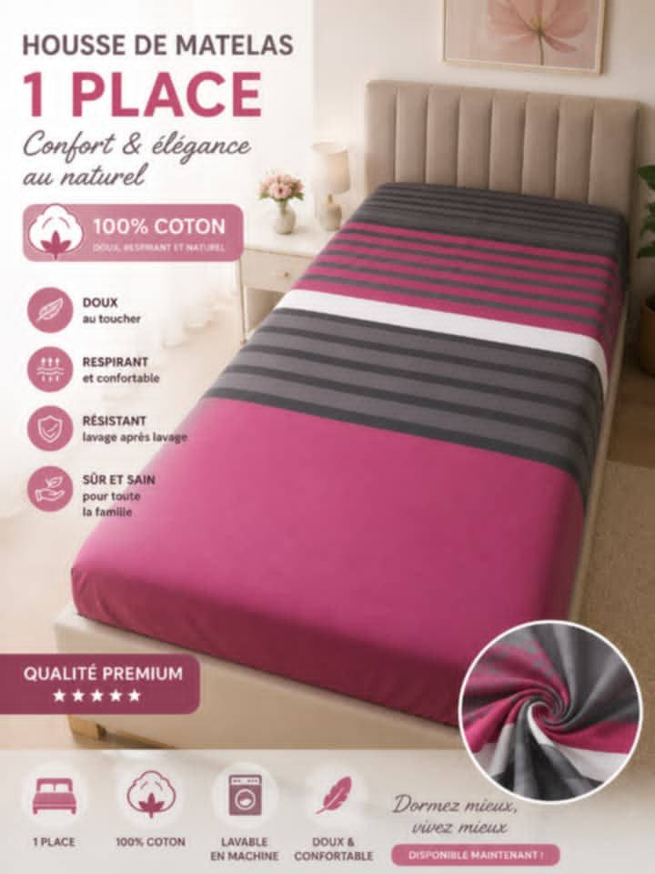 Housse matelas en cotton en très bon état