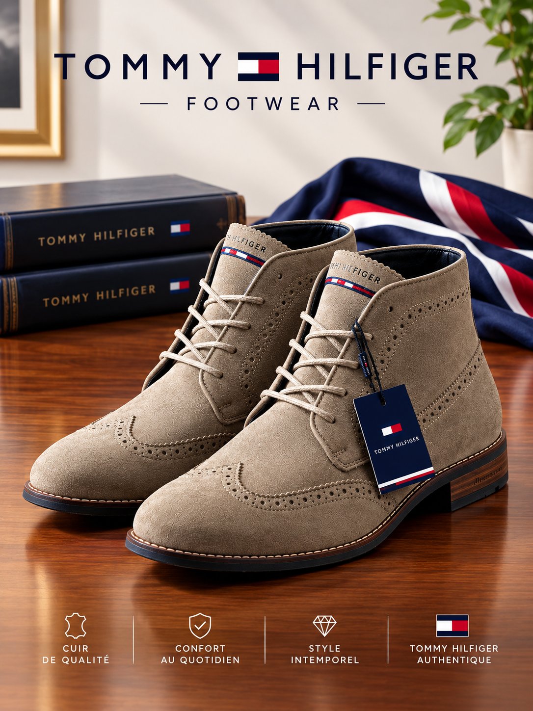 Boot homme tommy hilfiger