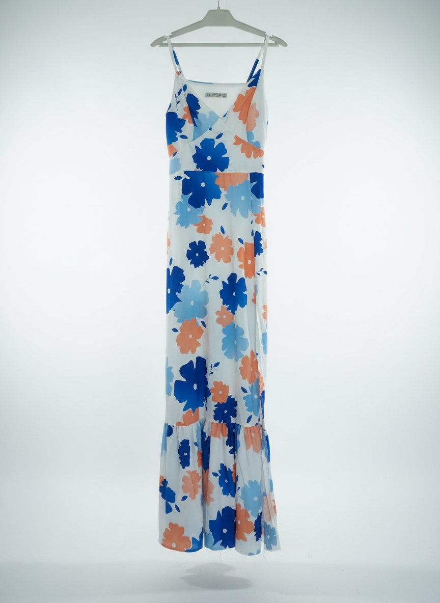 Robe fleurie longue taille M