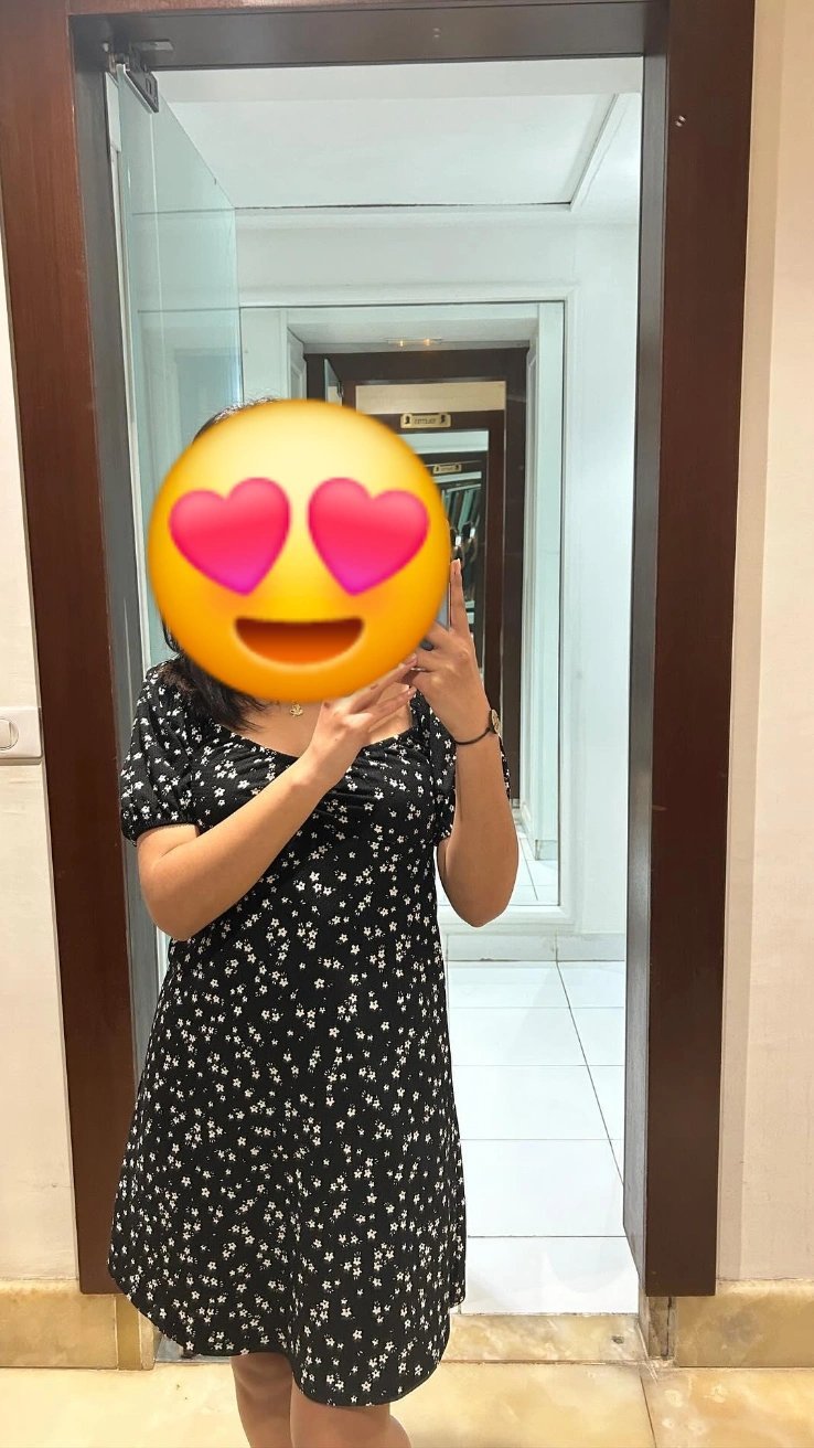 Robe noir midi