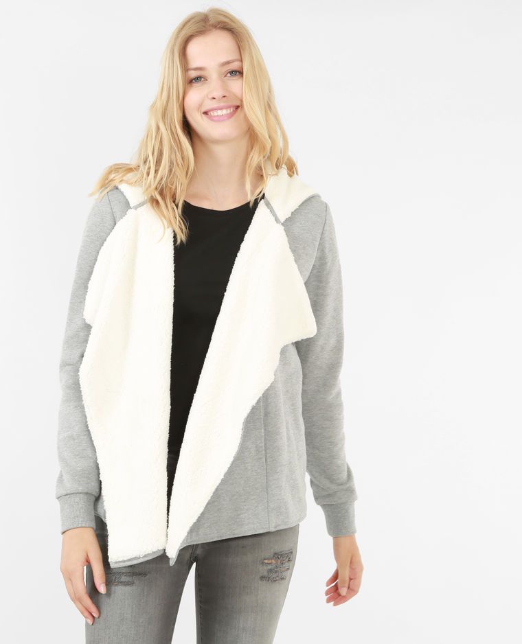 Gilet gris pimkie neuf