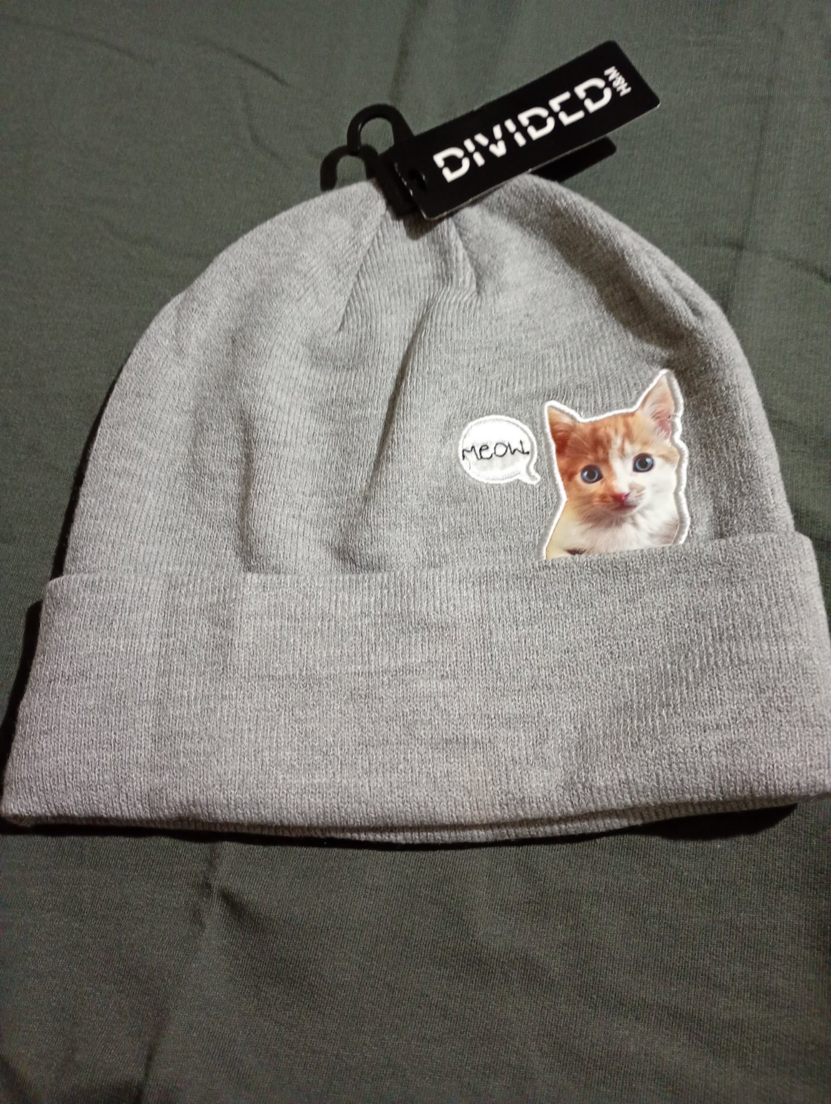 Bonnet design cat H&M