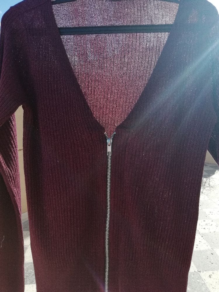 Gilet lamé violet taille m
