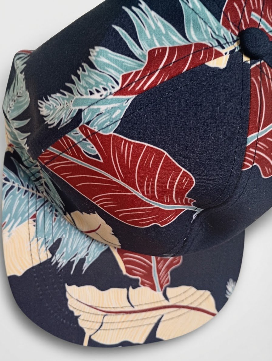 Casquette homme design fleur